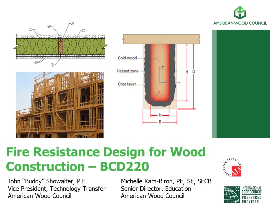 Fire Resistance Design for Wood Construction BCD2201