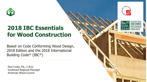 2018 IBC Essentials for Wood Construction