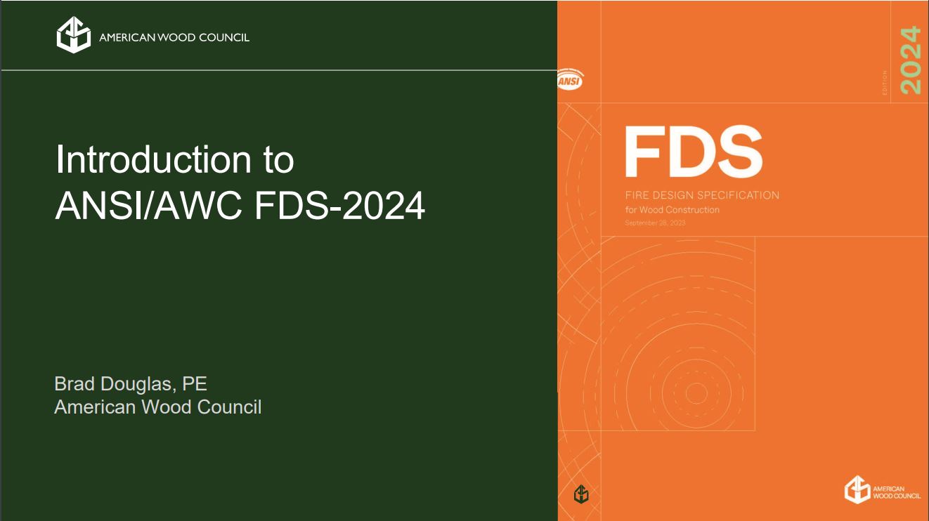 Introduction to ANSI/AWC FDS-2024