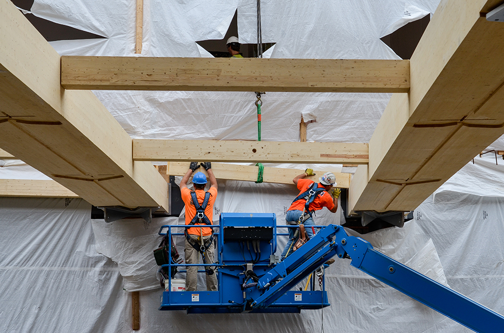 Hybrid Mass Timber + Steel at the Rhode Island School of Design Residence Hall